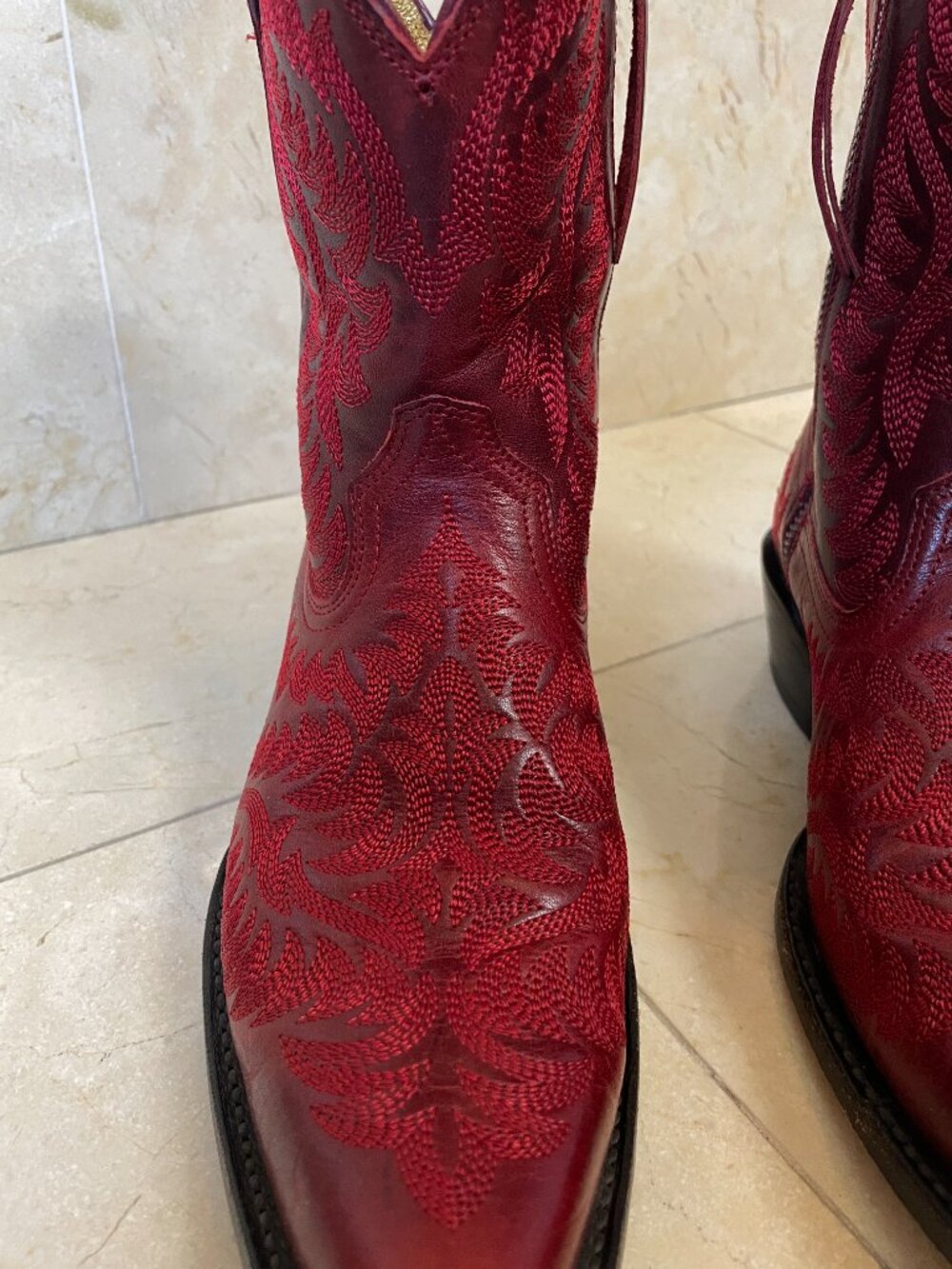 Ariat Cate Snip Toe Cowboy Boot Womens 8 - Picture 5 of 9